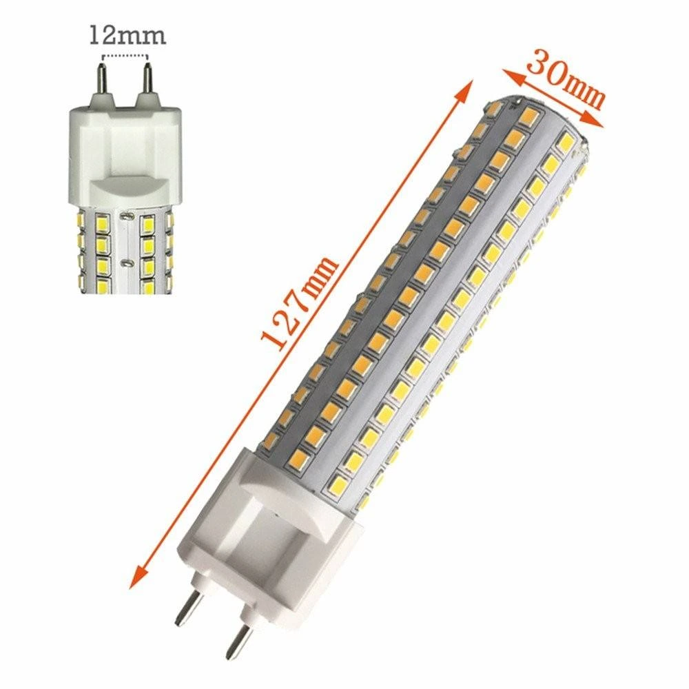 144pcs SMD2835 G12 LED Corn Light Bulb 15W Dimmable/Non-dimmable 1