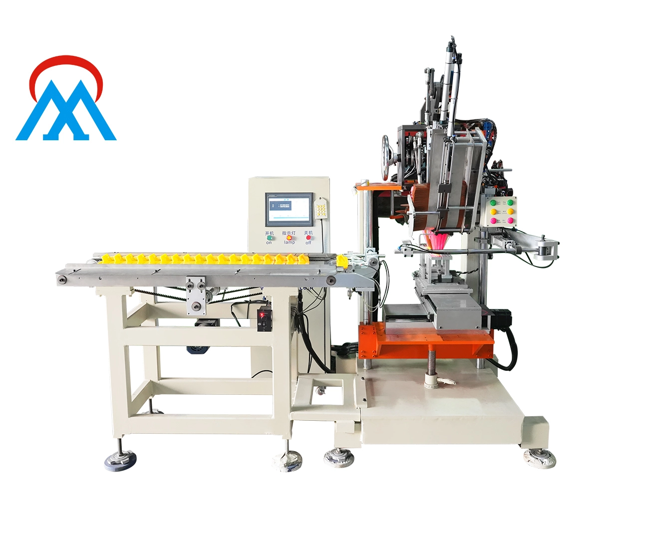 2Axis Broom Tufting Machine 2Stations 1