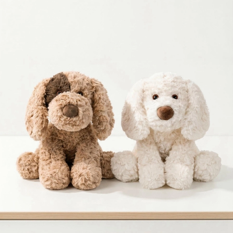 Yortoob Sitting Long Ear Dog Plush Toy 25cm Cute Soft Doll for Kids & Gifts 1