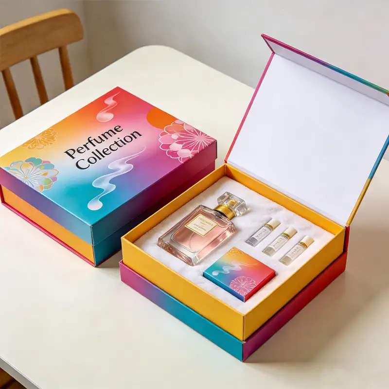 علبة أقلام رصاص من الورق المقوى القابل لإعادة التدوير بتصميم مخصص، مجموعة بطاقات ألعاب، تغليف فاخر ببابين، علبة هدايا فاخرة ذات سطح غير لامع 1