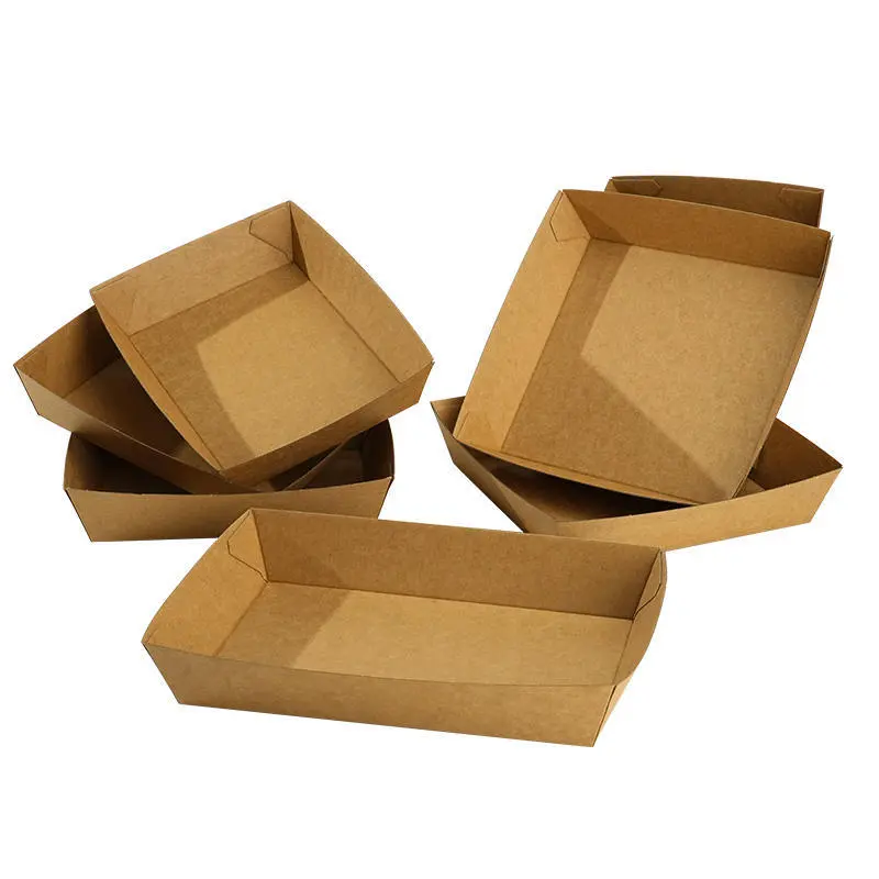 Лотки для човників з гофрованого паперу Uchampak Custom – екологічно чиста упаковка для харчових продуктів 1