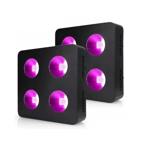 1000W COB VEG BLOOM Full Spectrum Black Panel Light Greenhouse Vegetable Supplemental Lighting 1