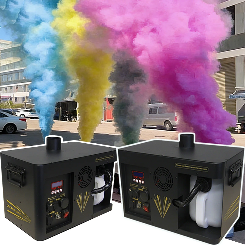 3400W Color Smoke Machine 6L Fuel tank Vertical Fog Machine Nebelmaschine up Fog Machine Vertical Smoke Machine for Wedding 1