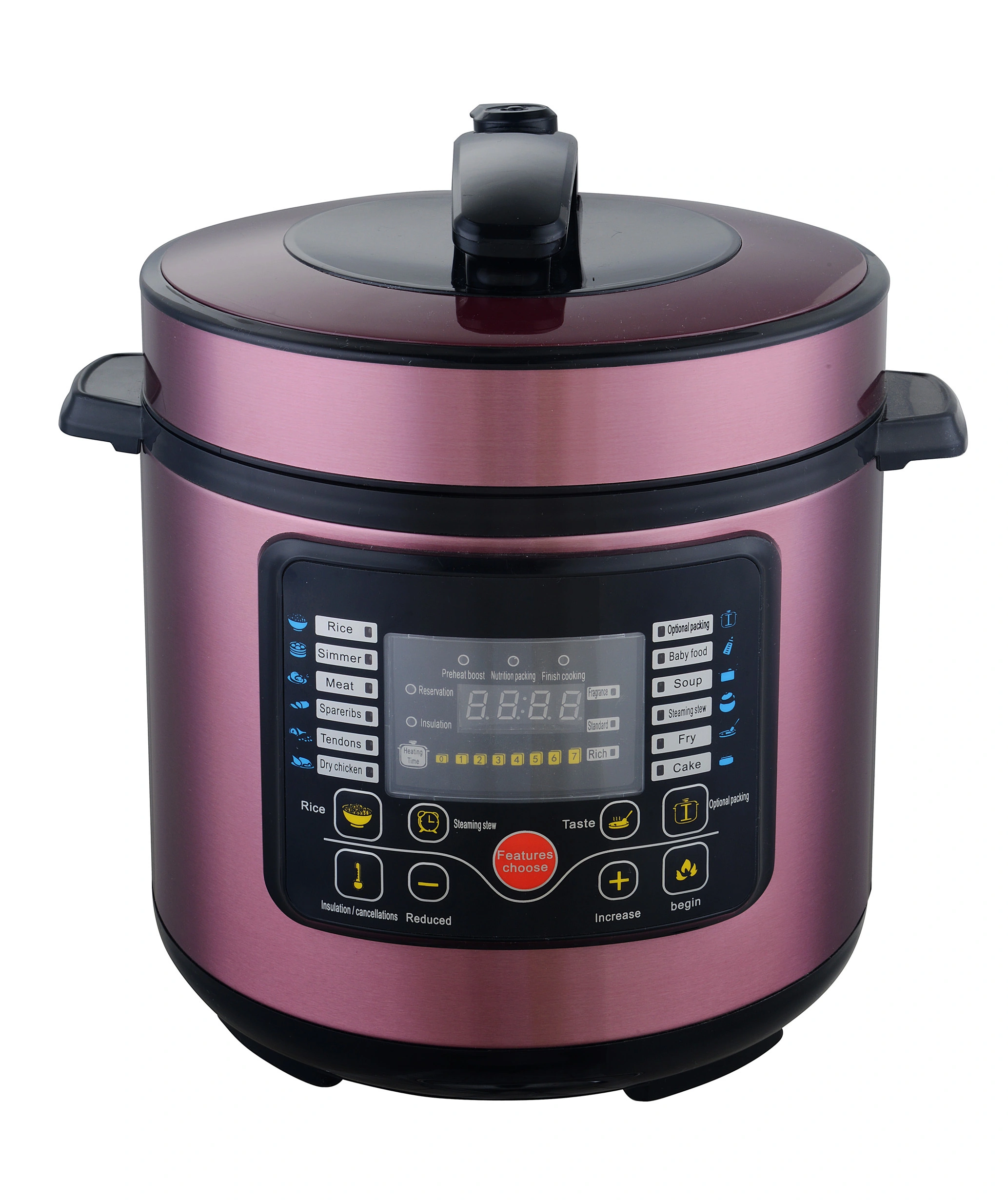 Stainless Steel Digital Electric Pressure Cooker – Multifunctional Kitchen Appliance for Home & Commercial Use 1