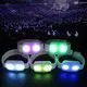 Multi color LED wristbands for concerts and live event crowd effects