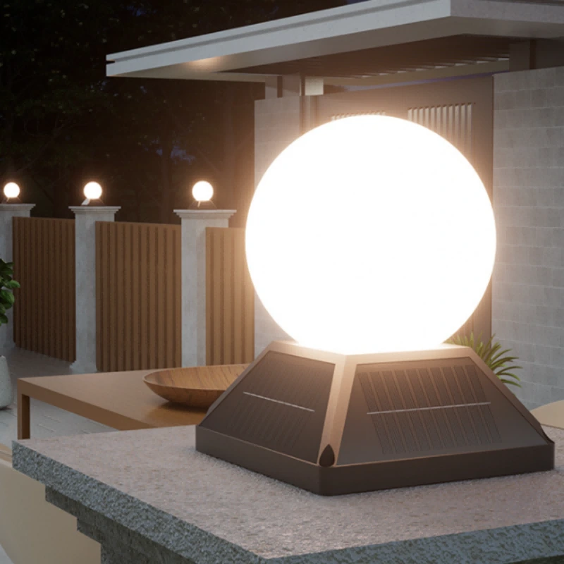 Outdoor LED Solar Ball Path Lights 1