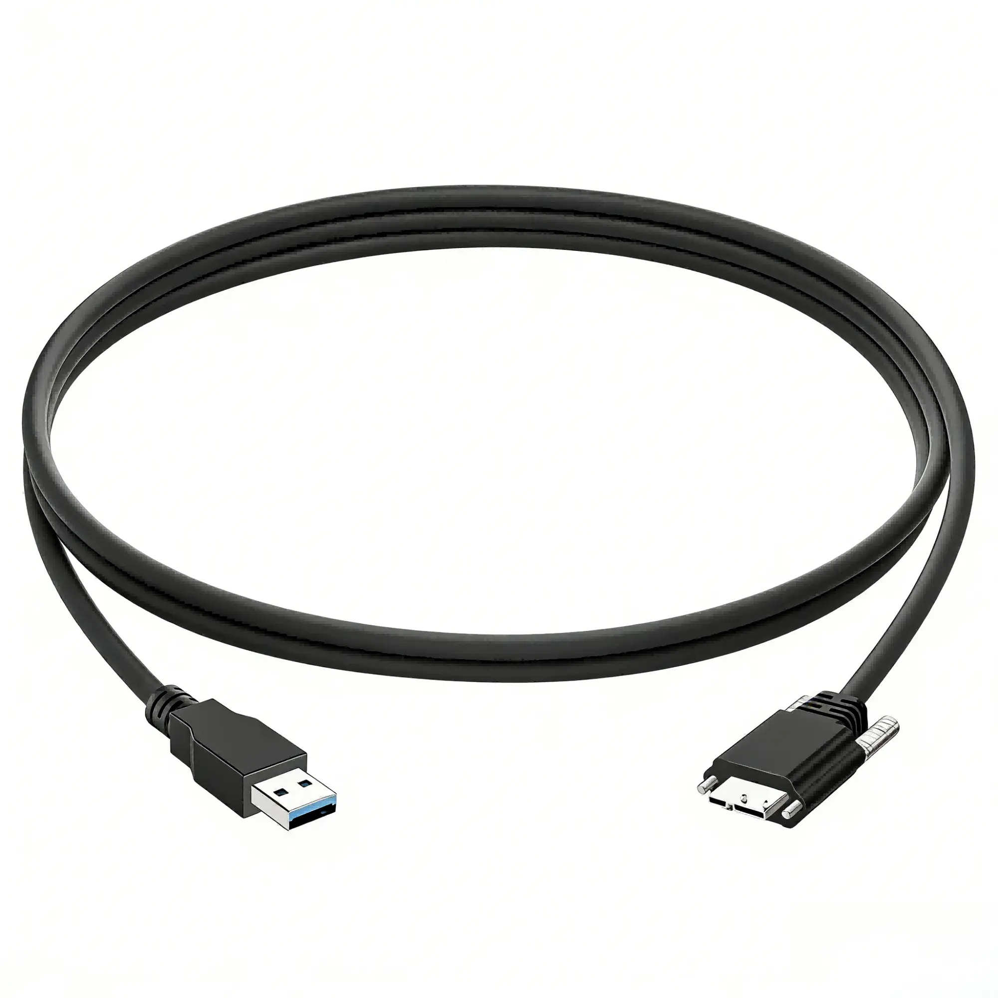 USB 3.0 Camera cable A-Male to Micro B with Single Screw-Lock (1)