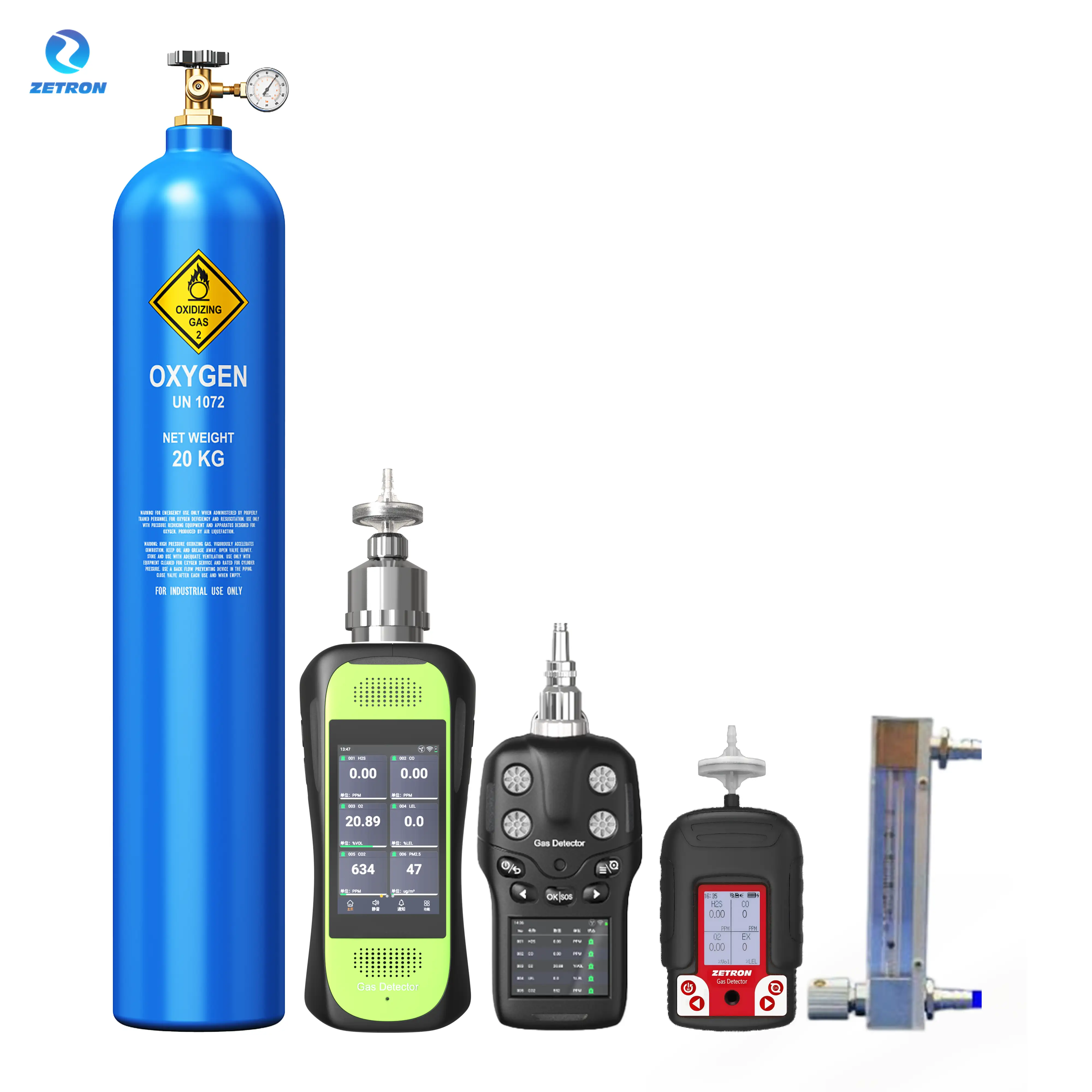 Portable Gas Detector Bump Test Kit for Sensor Response Verification 1