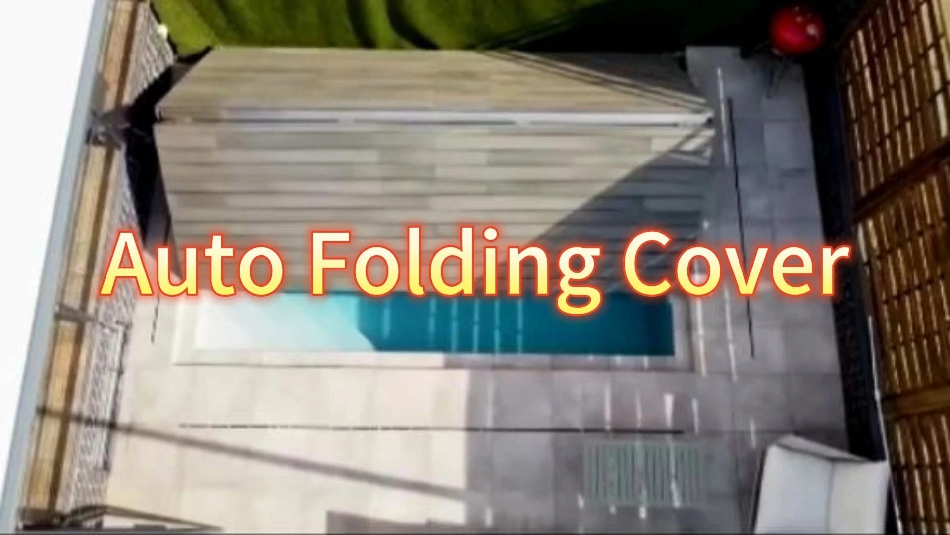 Water Crown Remote Control Folding Cover with Aluminum Top and Stainless Steel Base 1