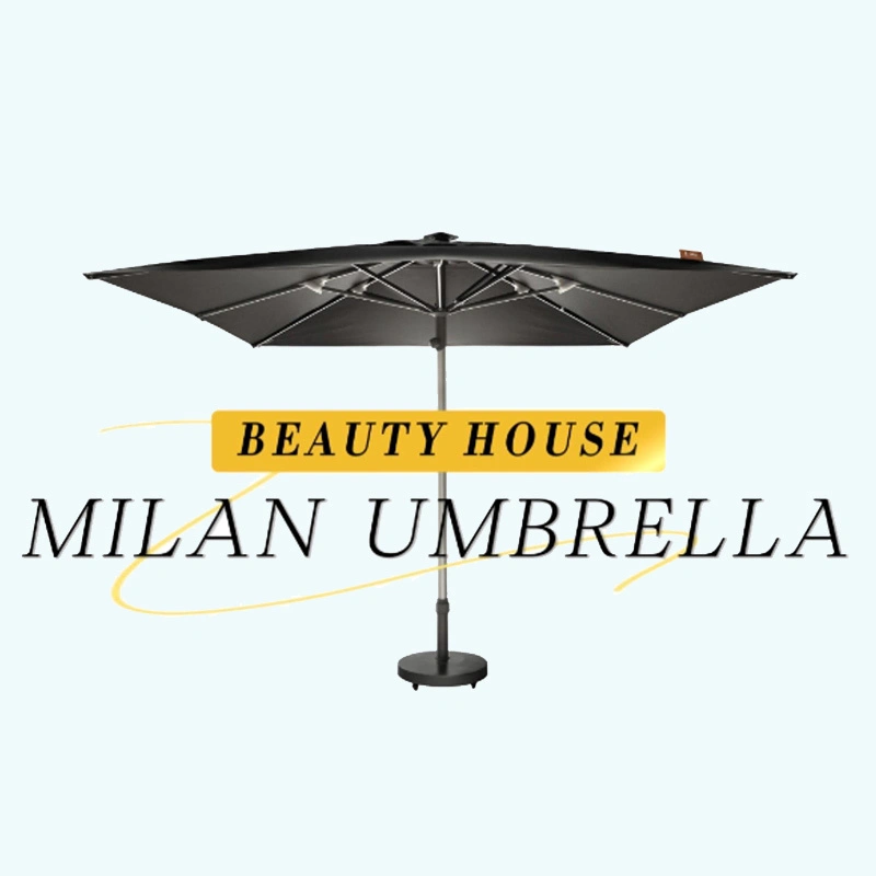 Sun Protection Patio Umbrella And Base for Outdoor Garden and  Patio 1