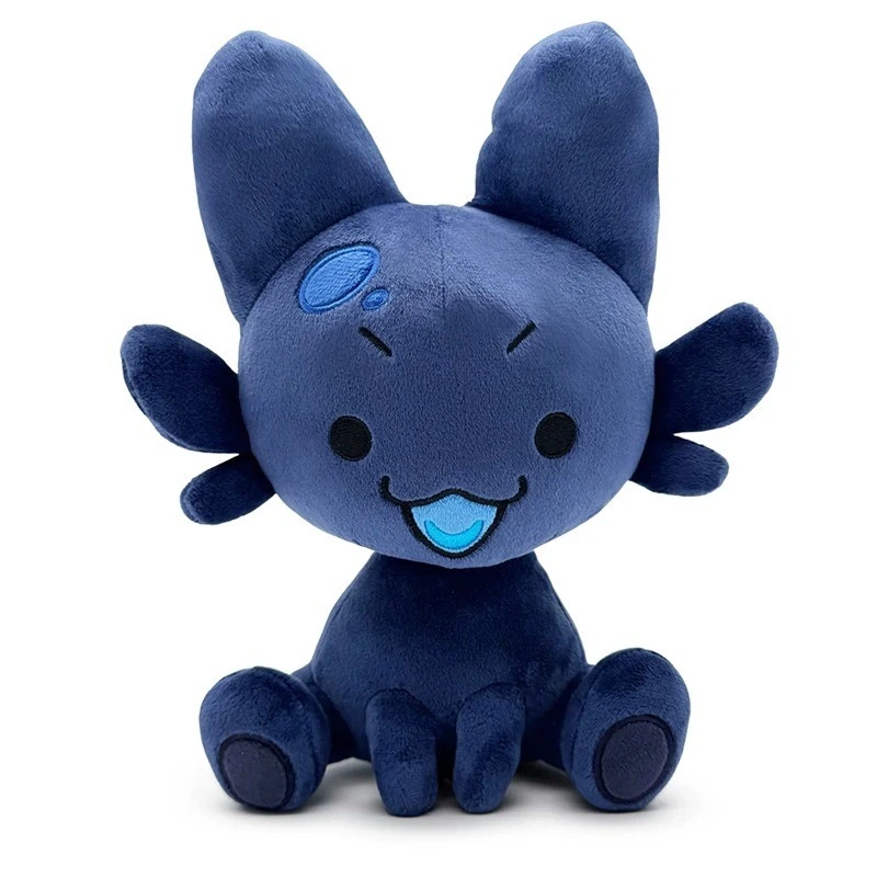 Peluche de ajolote azul oscuro de 25 cm, muñeco de peluche suave, diseño de gota de agua adorable, ideal para coleccionar y regalar estilo kawaii. 1