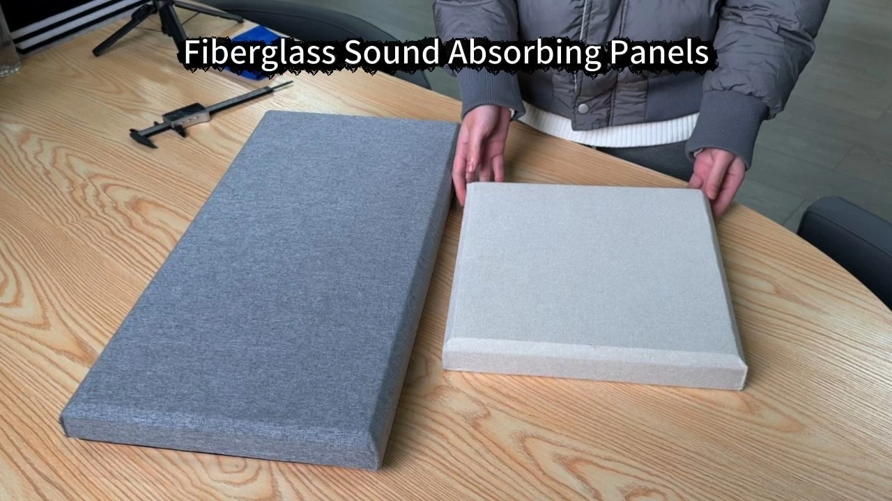 Fiberglass Acoustic Panel, Formaldehyde-Free, Eco Decor Sound Absorber 1