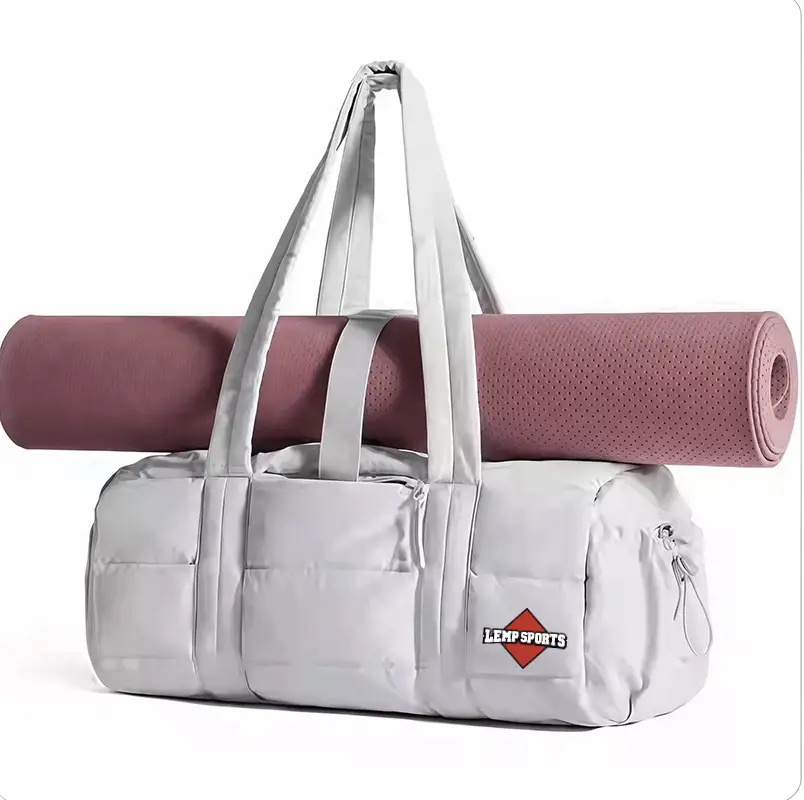 Gym Yoga Bag - Mat Compatible, Tuck-Away Strap, Organized Compartments 1