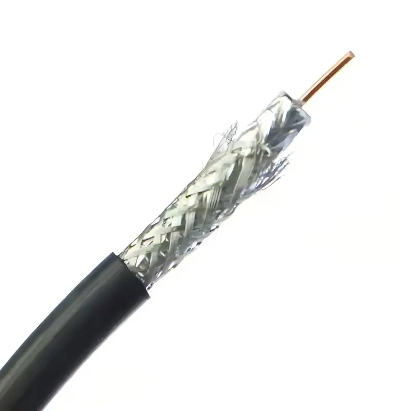 Monoprice RG6 Quad‑Shield Coaxial Cable, 75Ω, F‑Type Male to Male, PVC Jacket (CL2 in‑wall options) 1