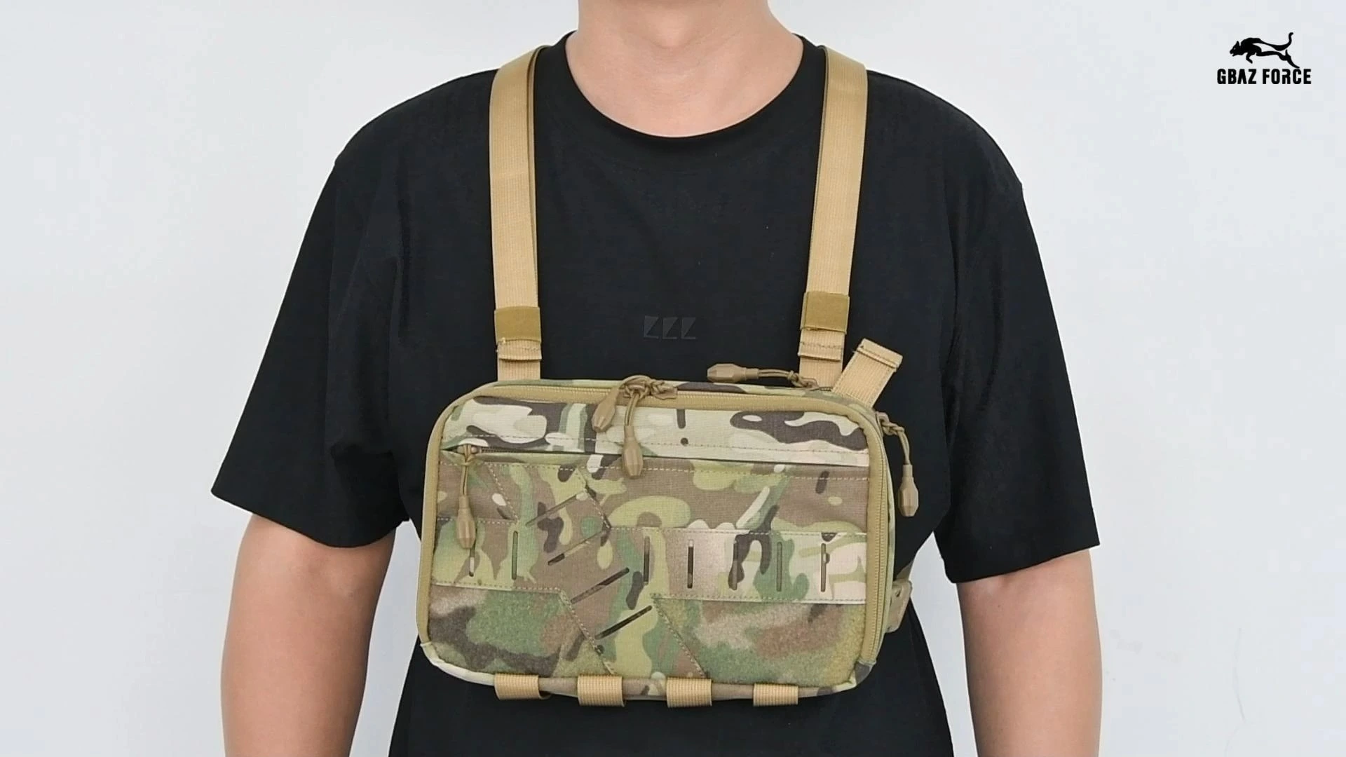 GAF 500D Nylon borrelåssystem Molle CCW brystveske Faraday-veske for Faraday-telefonlomme inni 1