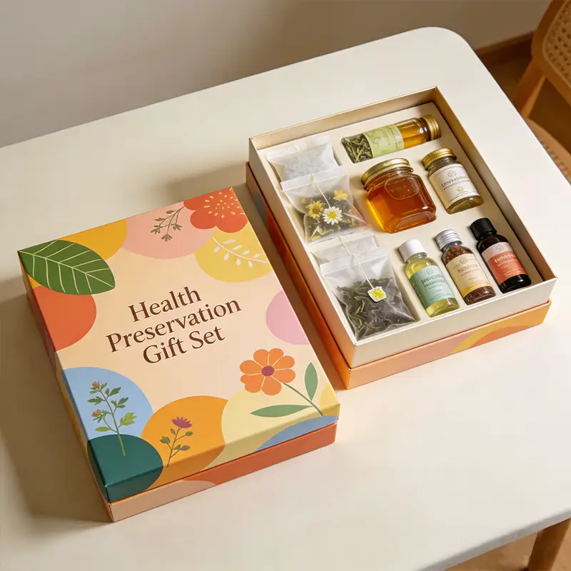 علبة تغليف فاخرة مخصصة للمكملات الغذائية، مزودة بإغلاق مغناطيسي، مثالية لأكياس مشروب الكولاجين البروتيني الوظيفي. 1