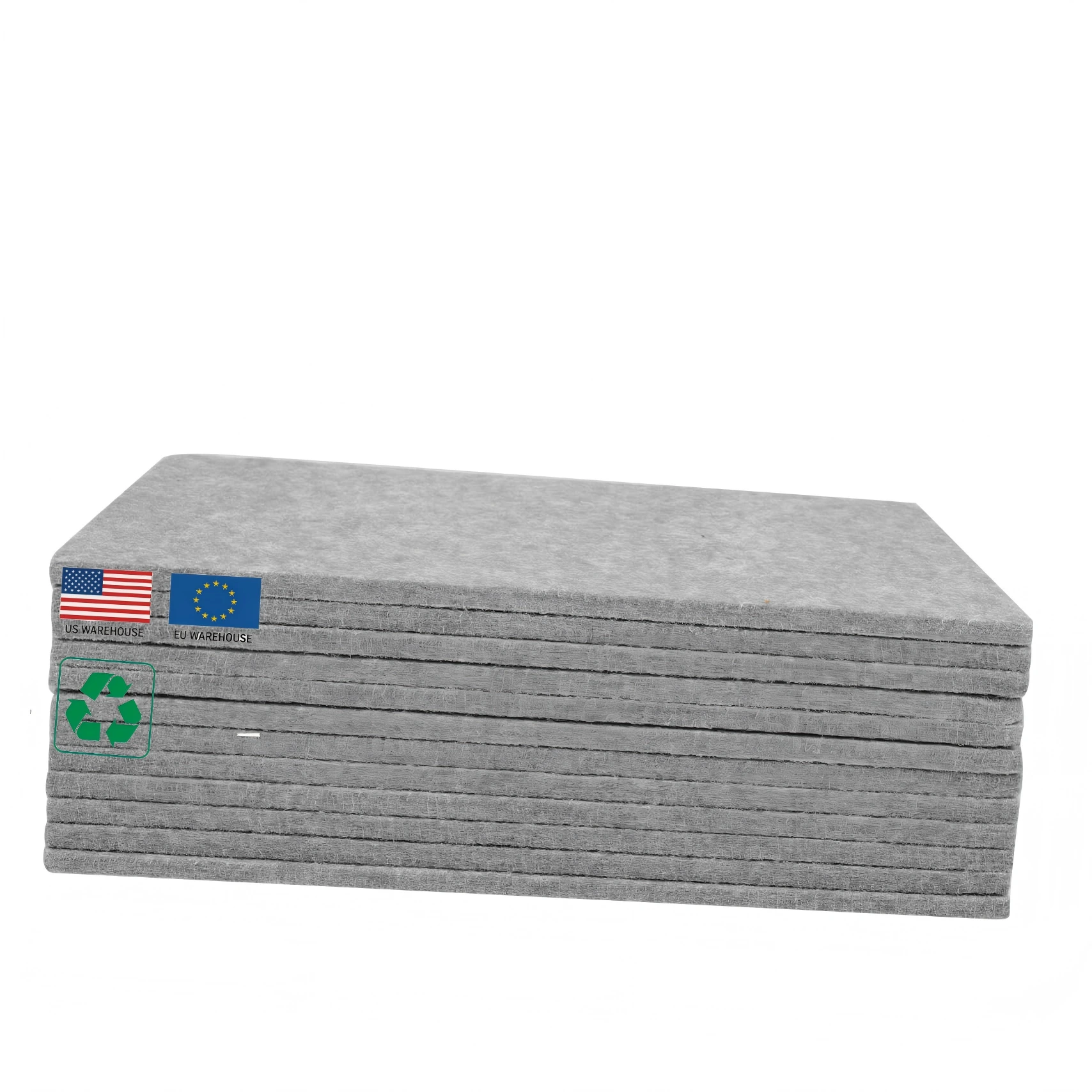 The new type of fire-resistant and flame-retardant polyester fiber acoustic panel in large size is used indoors 1