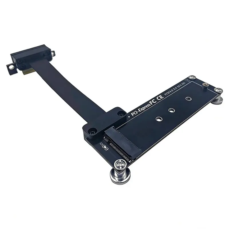 PCIe 4.0 x1 to M.2 NVMe Flexible Adapter, Magnetic Cable（1）