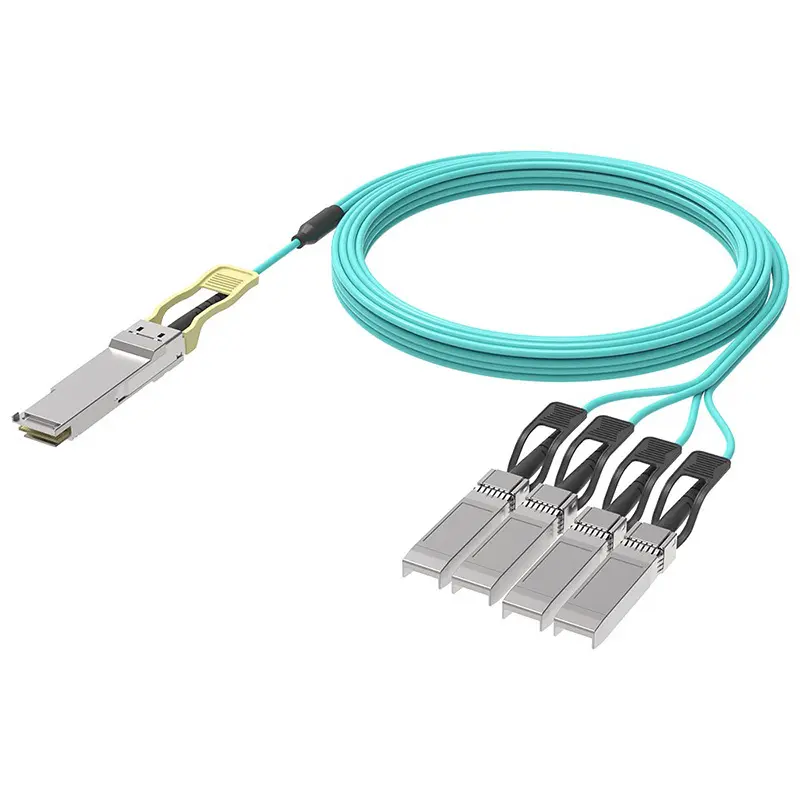 40G QSFP+ to 4x SFP+ Breakout Active Optical Cable（1）