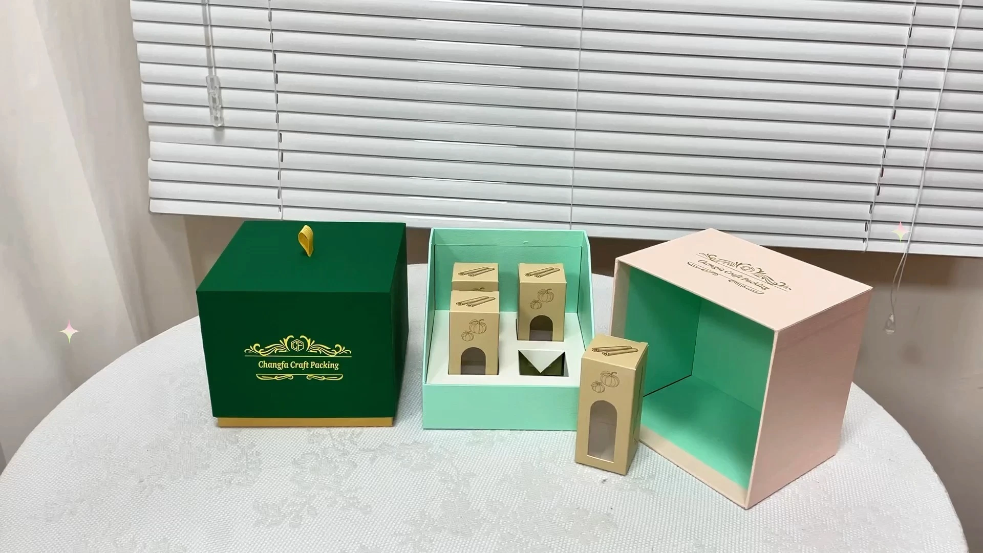 CF Custom Removable Lid Box With Neck Corrugated Paper Insert Cosmetic Gift Box for Perfume Lipstick Packaging 1