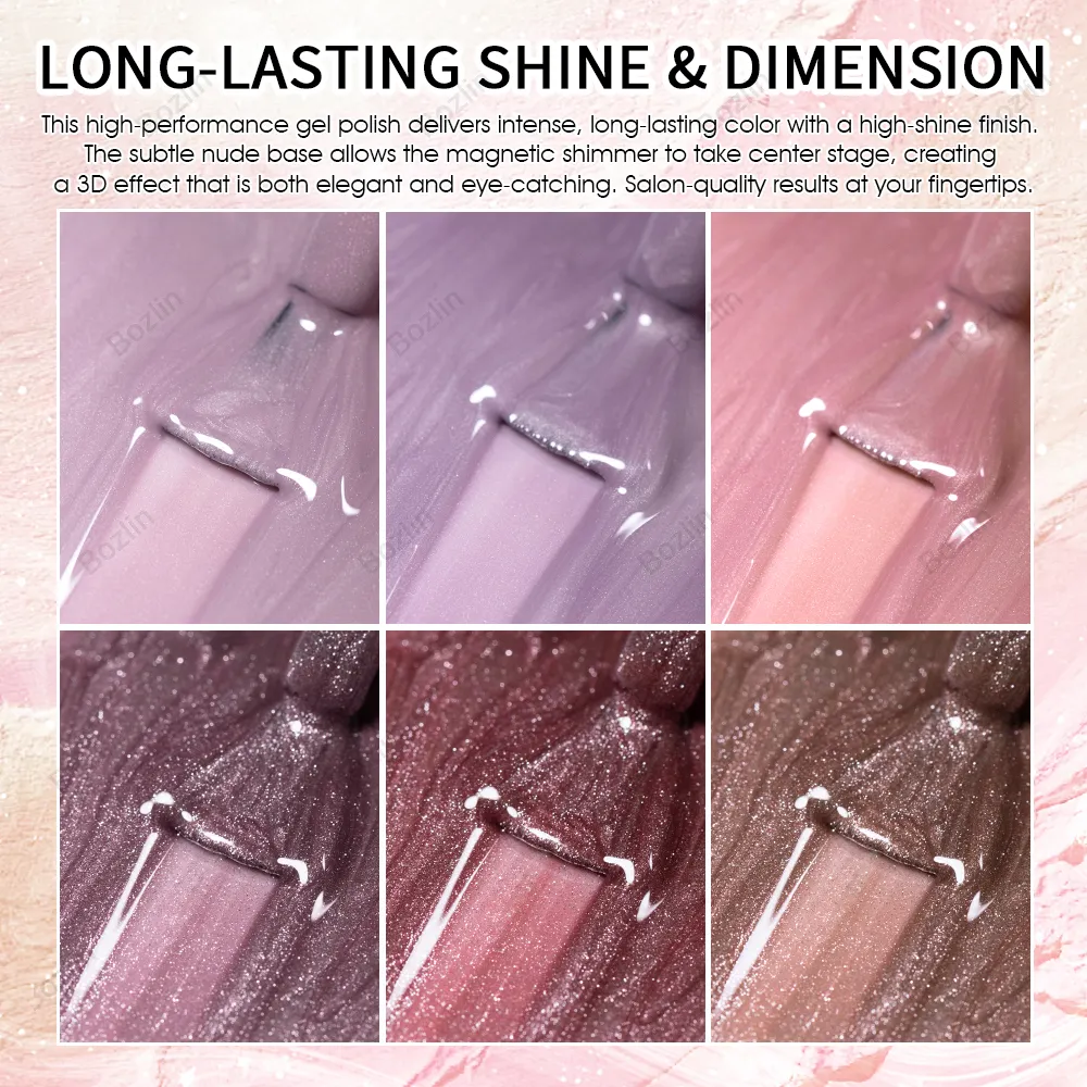 Gel Nail Polish Suppliers Cat Eye Gel Polish Wholesale - BOZLIN 4