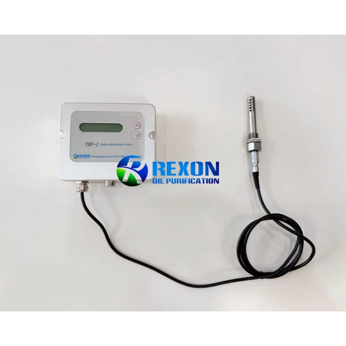 Testeur d'humidité d'huile en ligne REXON série YSF-1 pour huiles industrielles : surveillance en temps réel de la teneur en eau 1