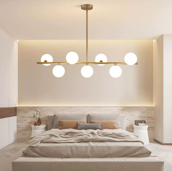 Modern minimalist dining room pendant lights, unique lighting fixtures, B&B hallway, Scandinavian pendant lights 1