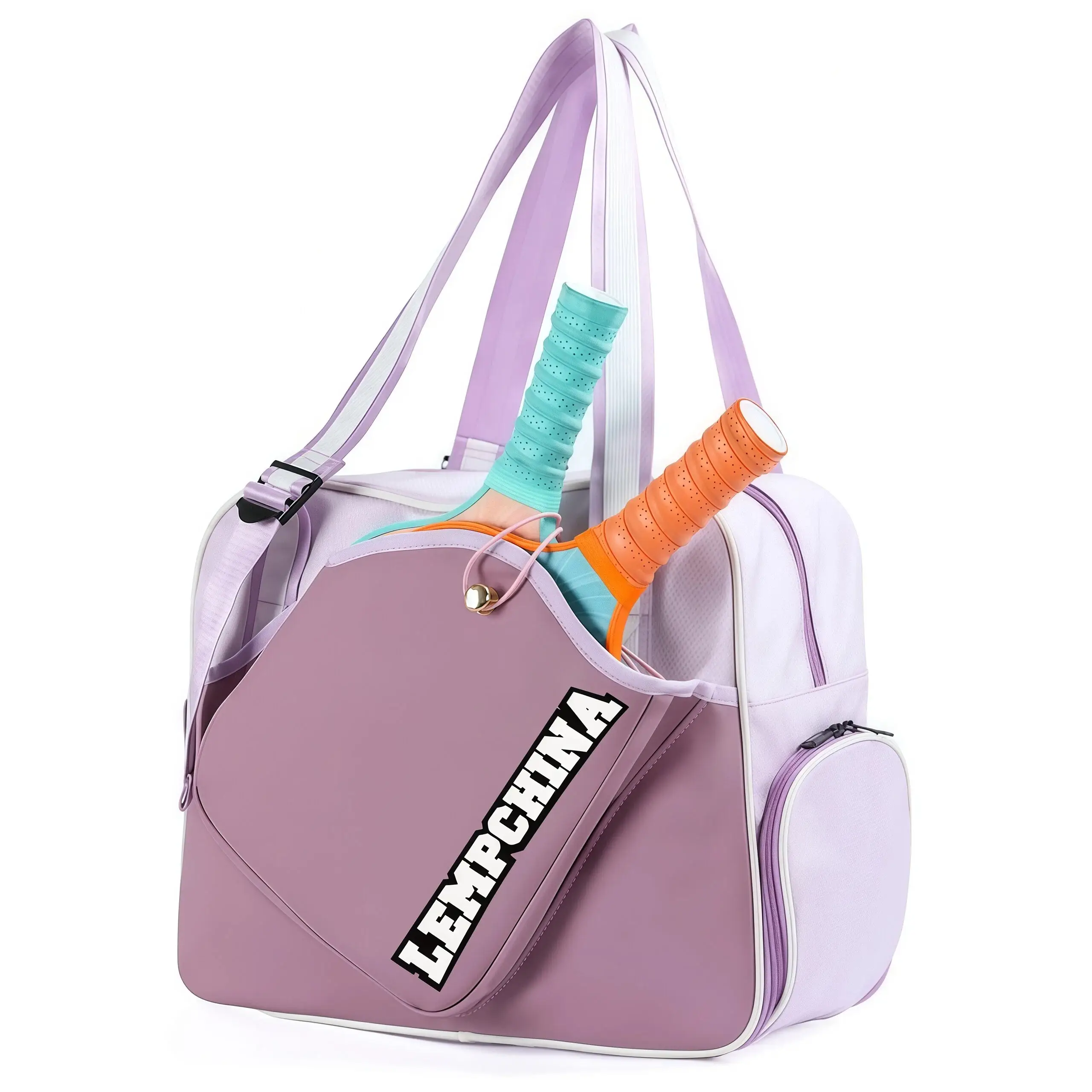 Large Capacity Tote bag for Padel Pickleball Tennis badminton Bag - Women’s Cross Body Design with Laptop Compartment 1