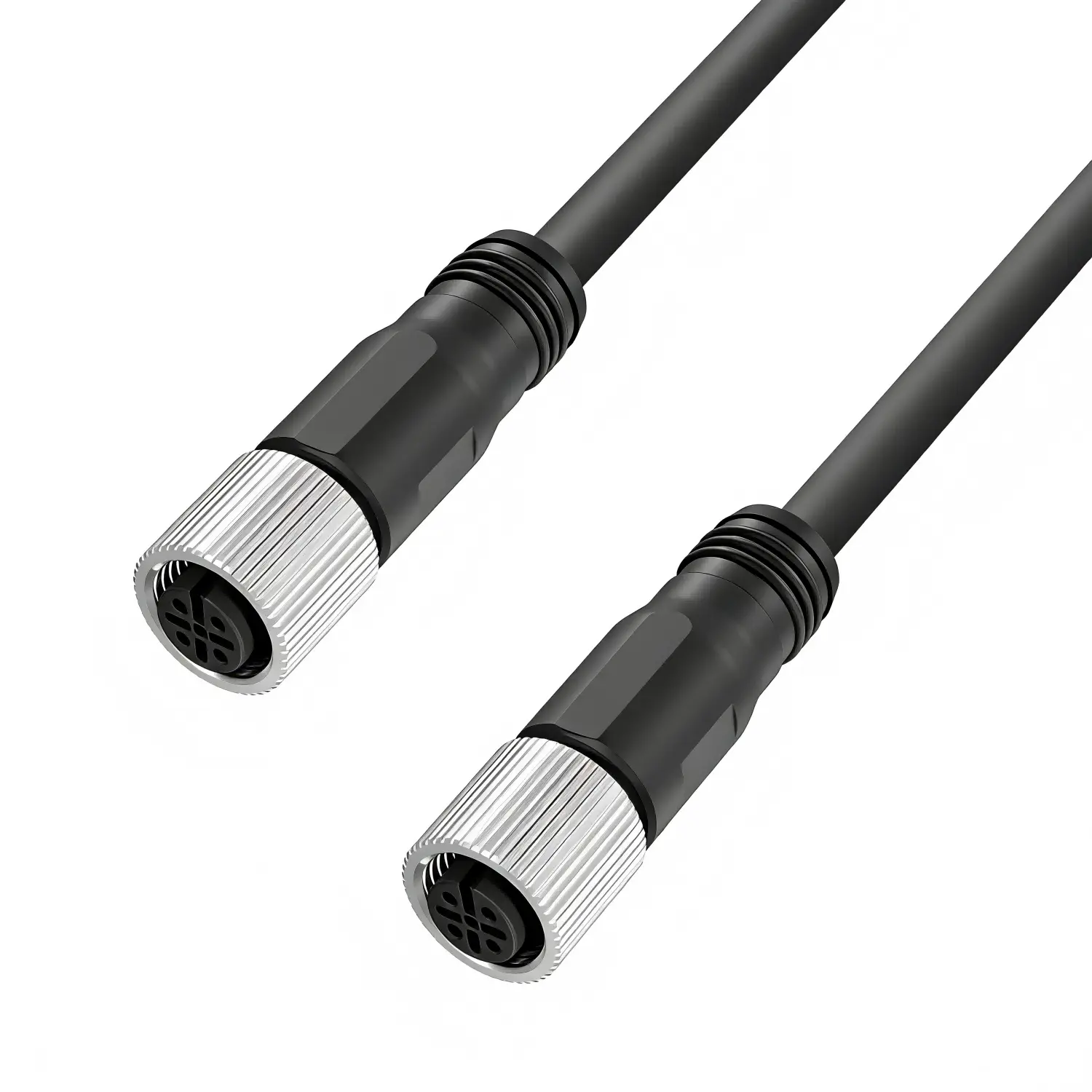 M12 A‑Code 4‑Pin Female to Open Cable (1)