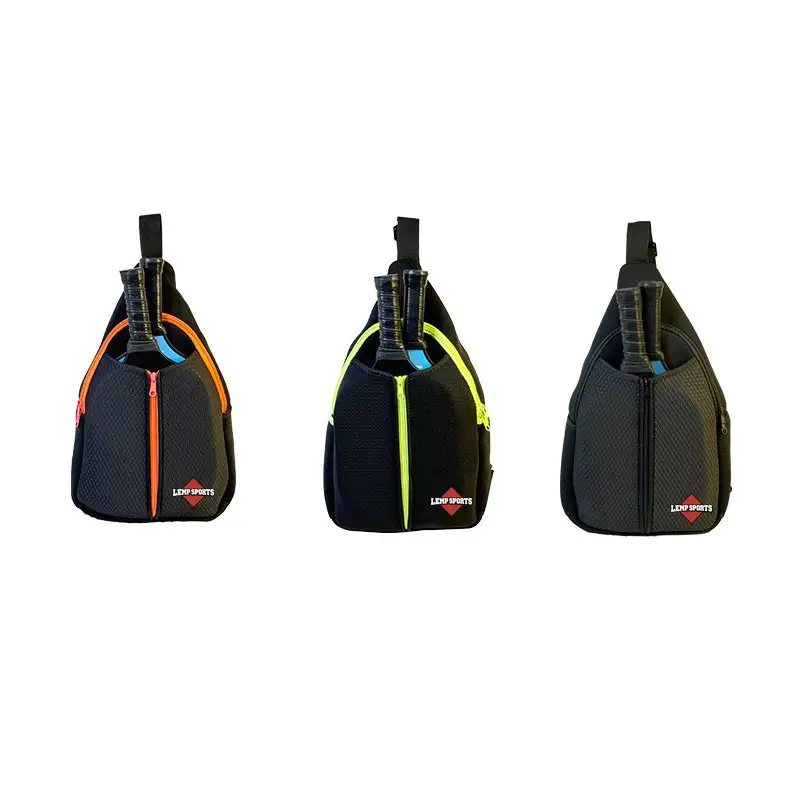 Water-Resistant Pickleball Sling Bag For Dual Rackets 1