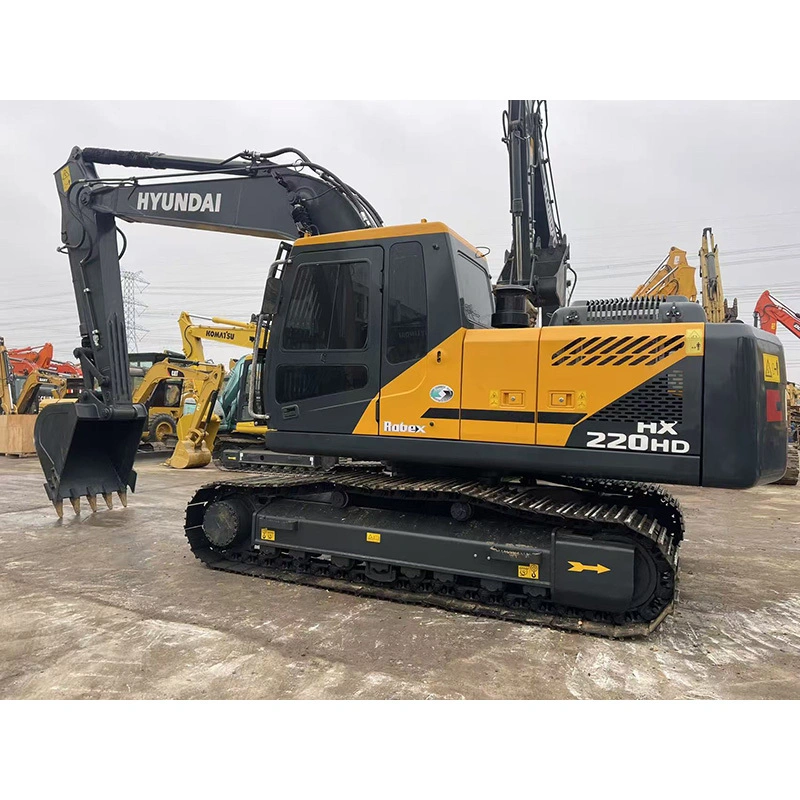 Mesin Excavator Bekas Berkinerja Tinggi Hyundai HX220HD Excavator Hidrolik 1
