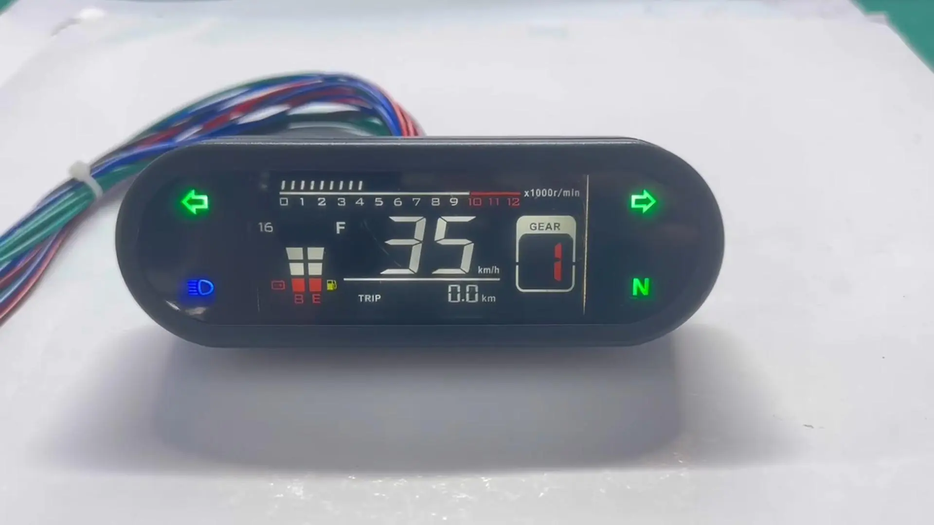 عداد سرعة الدراجات النارية لطرازات 150 سي سي - لوحة عدادات رقمية 1