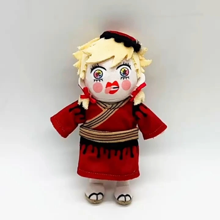 Demon Slayer Daki Plush Keychain 15cm 29g Soft Stuffed Charm, Anime Character Design, Ideal for Fan Collection & Bag Decoration 1