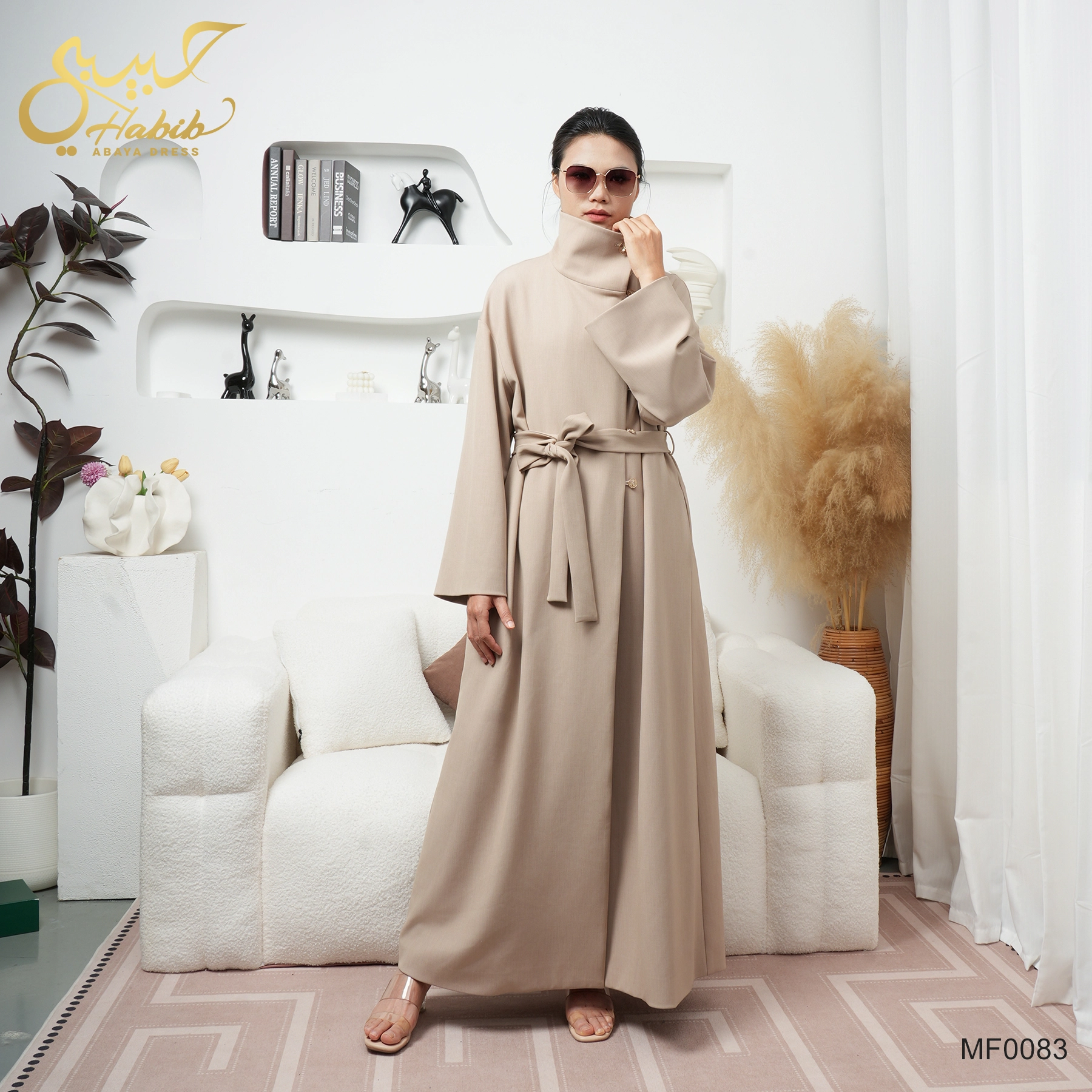 Muslim Women Winter Overcoat Abaya Arab Dubai Latest Style Islamic Clothing 1