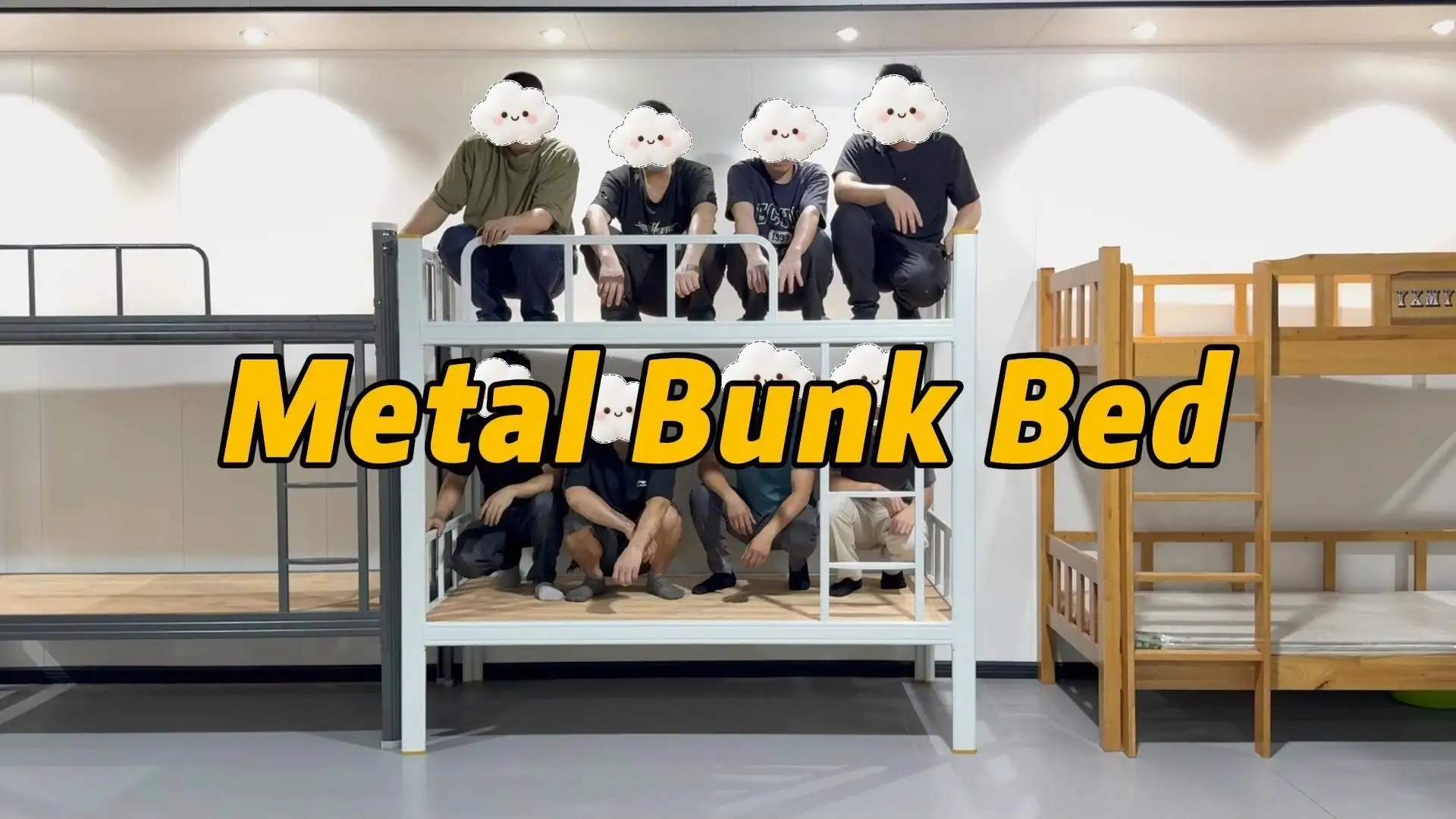 B2B Metal Bunk Bed Manufacturer Custom Loft Beds for Adults 1
