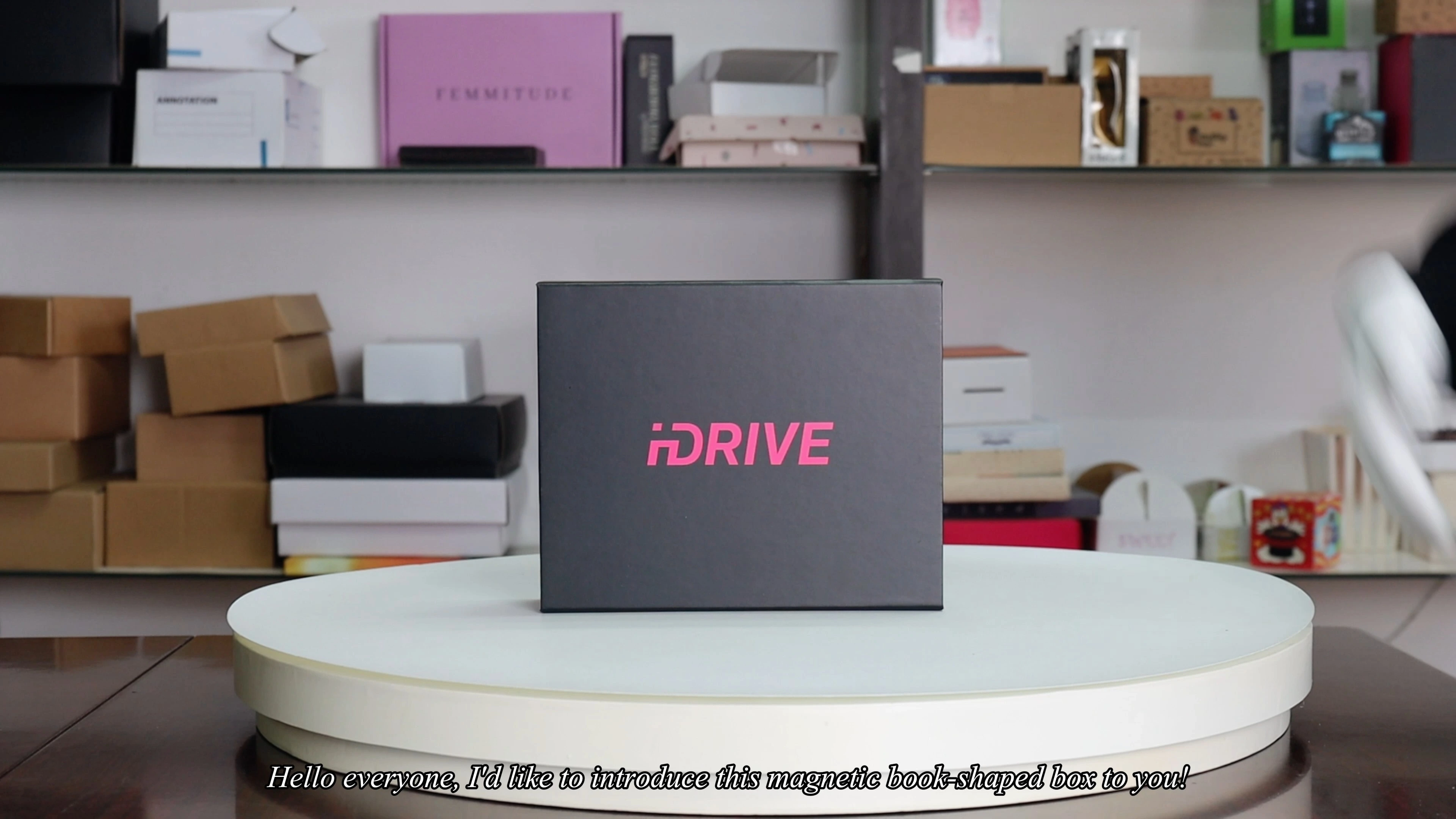 Magnetische Box im Buchstil – Verstellbarer Schaumstoffeinsatz &amp; VIP-Kartenfach für Schmuck &amp; exklusive Geschenke – Packshion-Verpackung 1