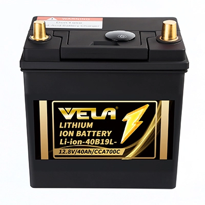 40B19L 12.8V 40AH Lithium-ion LiFePo4  2000 Cycles Life  Car Batteries for Standard Cars & SUVs 1