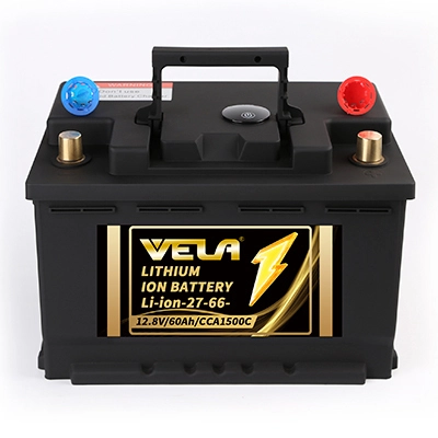 27-66 12.8V 60AH Lithium-ion LiFePo4  CCA 600A Car Batteries for Standard Cars & SUVs 1