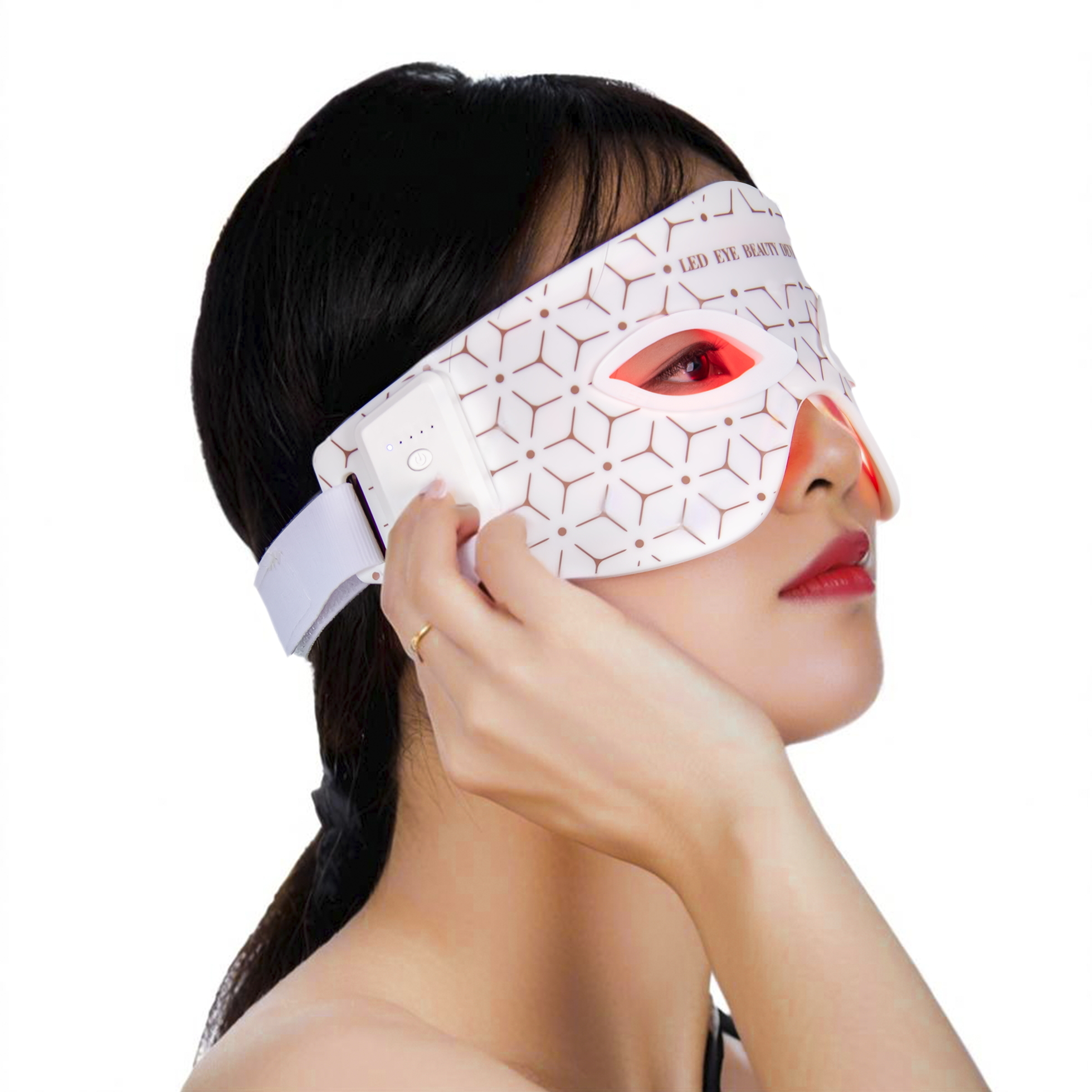 Lunettes de protection oculaire Sunsred N7 en silicone, luminothérapie rouge 630 nm et 830 nm 1