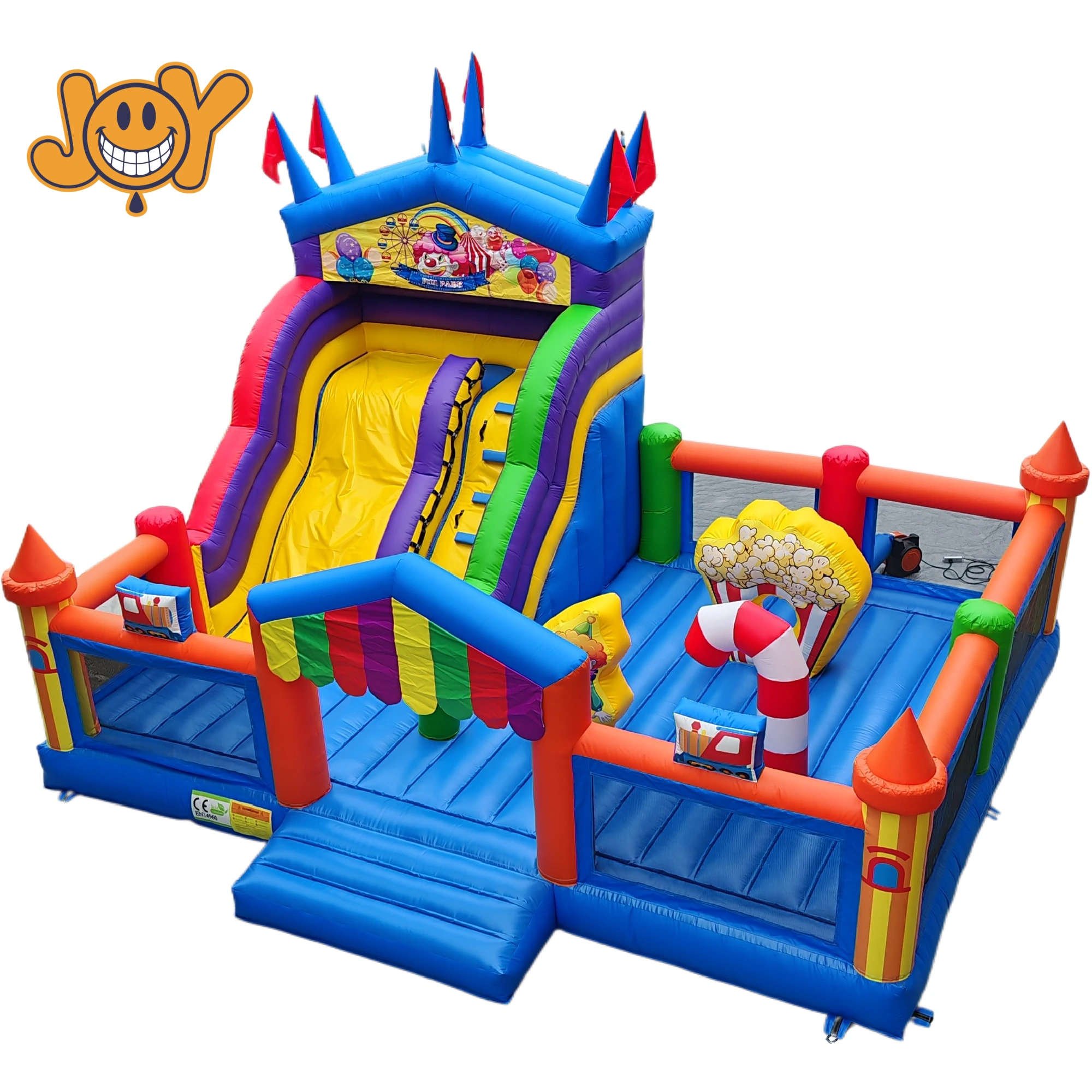 Commercial Clown Bounce House and Slide Combo for Sale – High ROI Rental Inflatable 1
