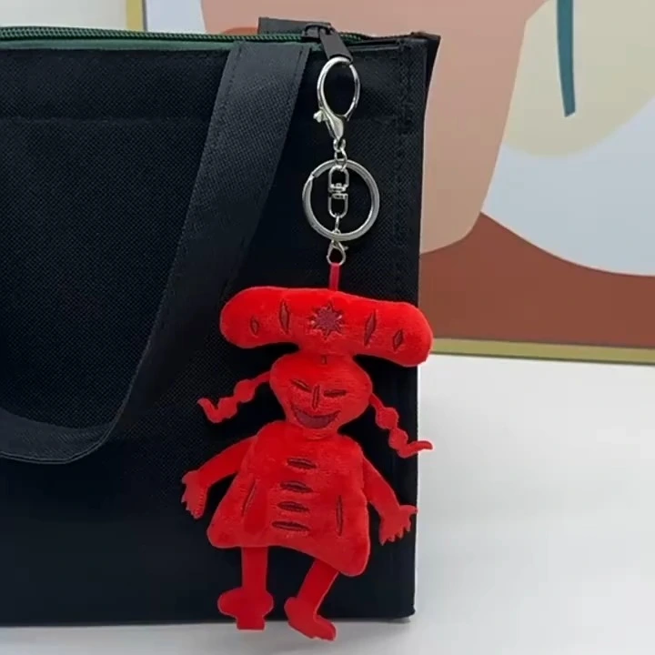 Legend of Zhen Huan Paper-Cut Doll Plush Keyring 14cm Premium Fleece Stuffed Toy, Traditional Chinese Art, Perfect for Daily Carry & Collection 1