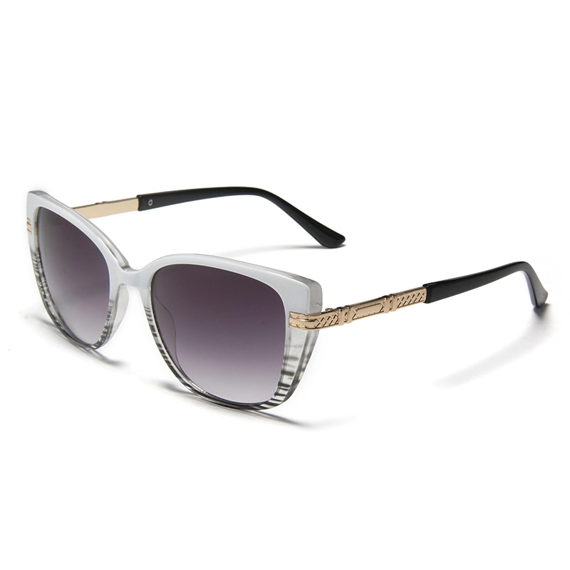 S25388 Gafas de sol estilo ojo de gato de moda, baratas, unisex, modernas, retro, vintage, protección UV, aspecto natural, versátiles, para compras transfronterizas. 1