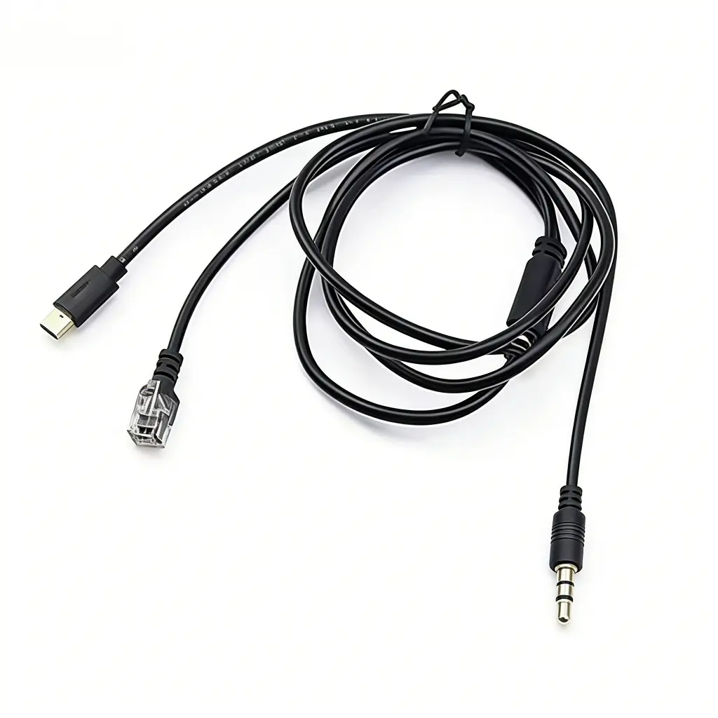 USB-C to RJ12 RS232+3.5mm Serial Cable (1)