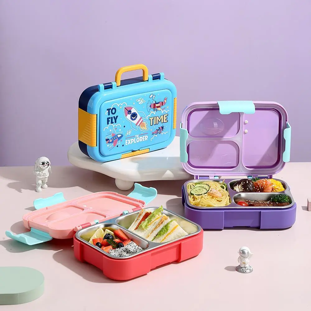 Flip-Lid Handle Sealed Bento Box | Plastic Lunch Box Factory - HongXing 1