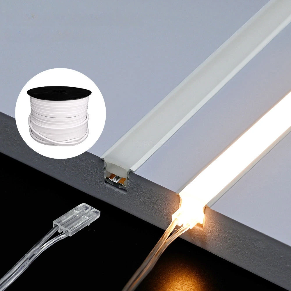 Bande LED flexible en silicone, étanche IP67, sans découpe, pour éclairage néon. 1