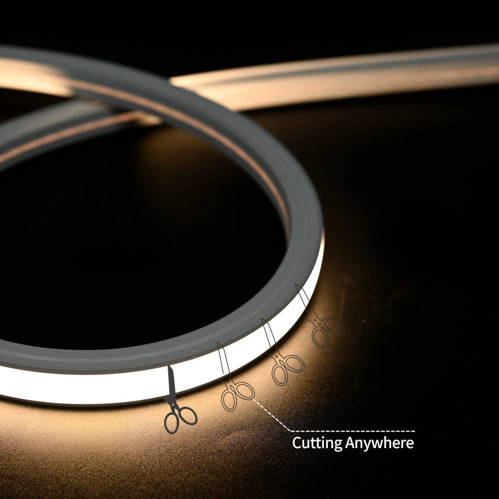 Custom Silicone LED Strip Light IP67 Waterproof Flexible Neon Strip Free Cut Design 1