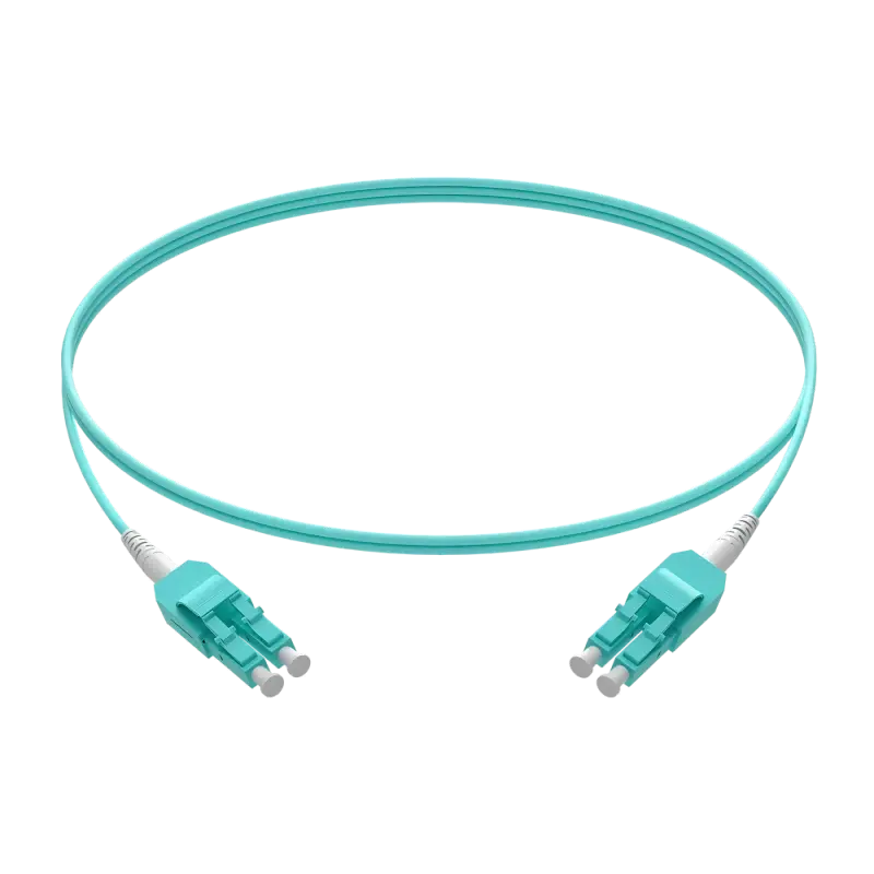 farsince LC/UPC to LC/UPC Multimode OM3 50/125 Duplex Fiber Patch Cable, 2.0mm Aqua Jacket, PVC/LSZH, Multiple Lengths 1