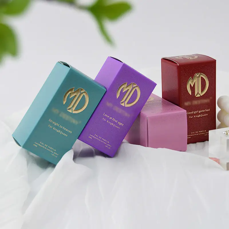 Perfume Card Boxes Custom Printed Recyclable Paper Fragrance 1