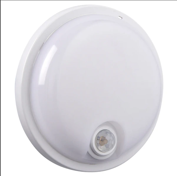 Indoor & Outdoor Round LED Bulkhead With PIR Sensor 1