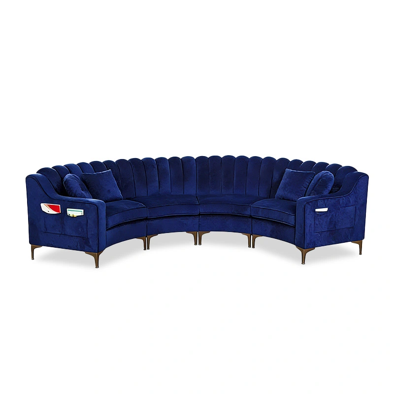 Defaico Curved Corner Sofa